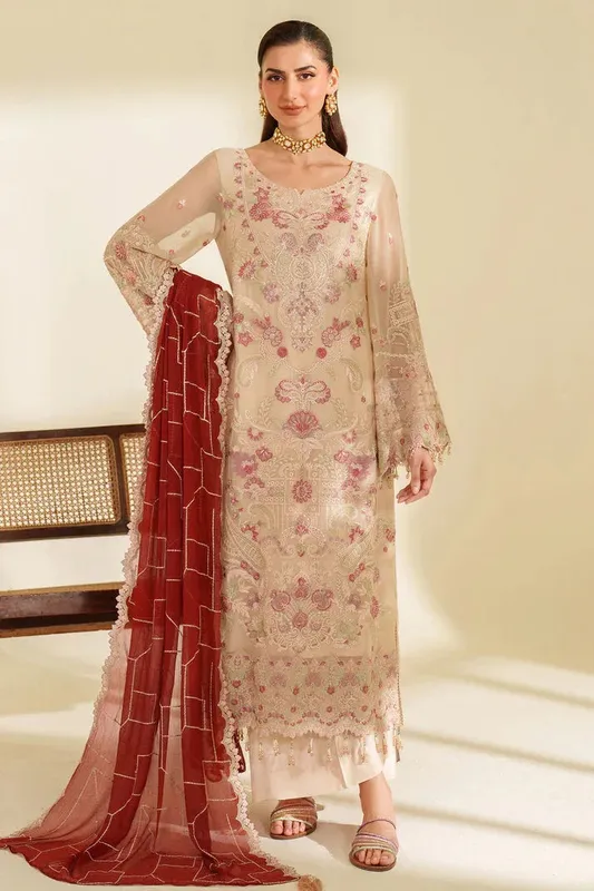 Imrozia Premium Noore Formals Skin Raw Silk – view 1 – Poshaq