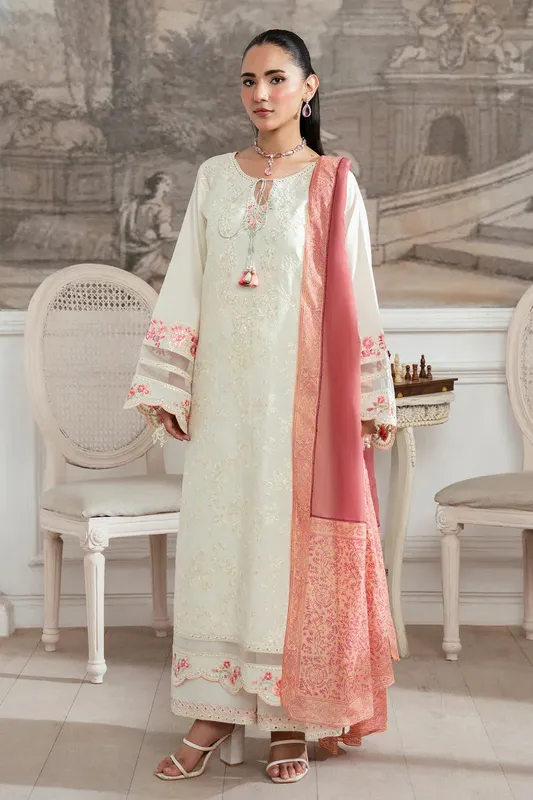 Imrozia Premium Kianna Casuals off white Cotton – view 1 – Poshaq