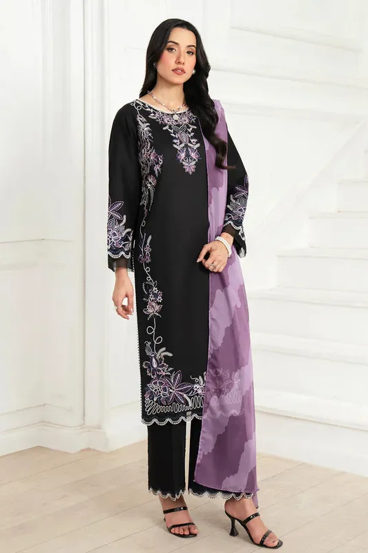 Imrozia Premium Kianna Casuals Black Cotton – view 1 – Poshaq