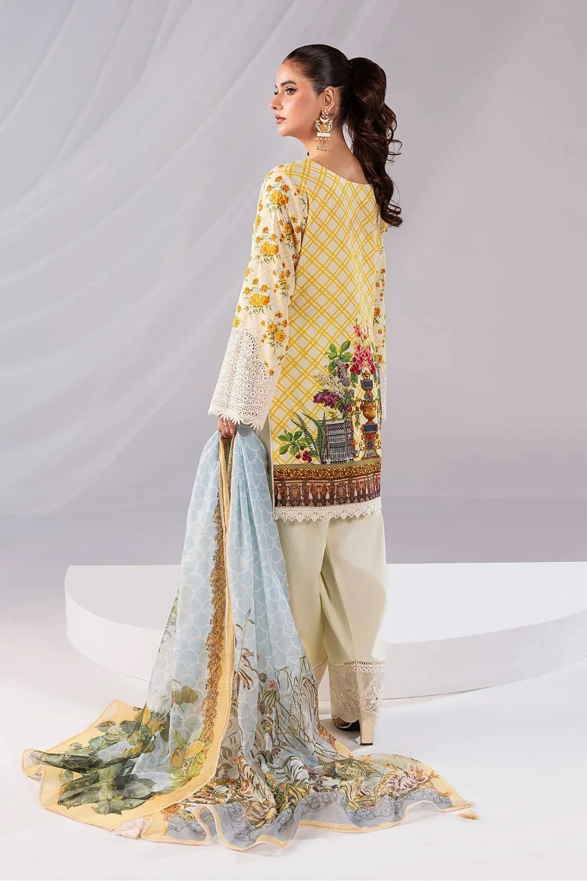Imrozia Premium Noor 25 Off White Cotton – view 2 – Poshaq