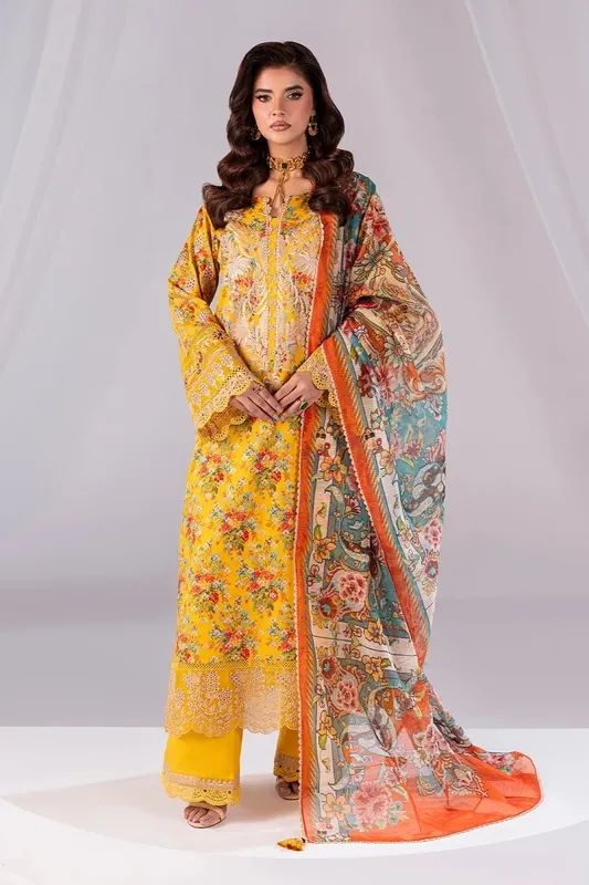 Imrozia Premium Noor 25 Yellow Cotton – view 1 – Poshaq