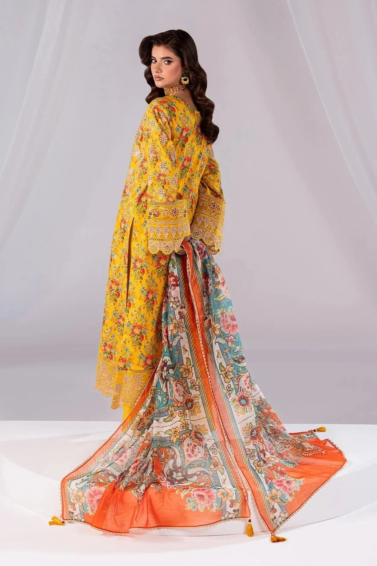 Imrozia Premium Noor 25 Yellow Cotton – view 2 – Poshaq