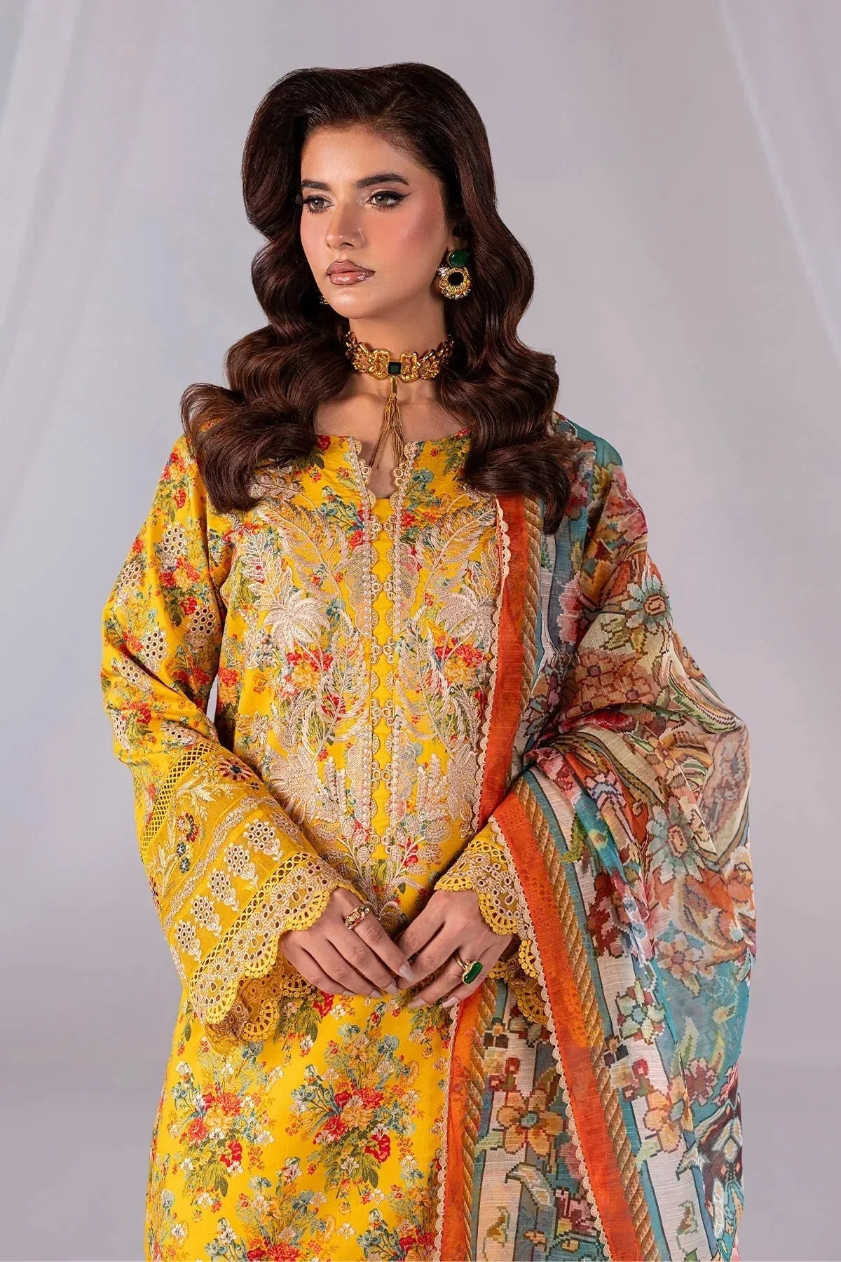 Imrozia Premium Noor 25 Yellow Cotton – view 4 – Poshaq