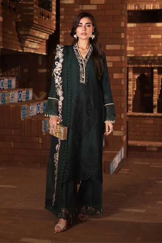 Imrozia Premium Naya Luxury Eid Edit Black Cotton – view 1 – Poshaq