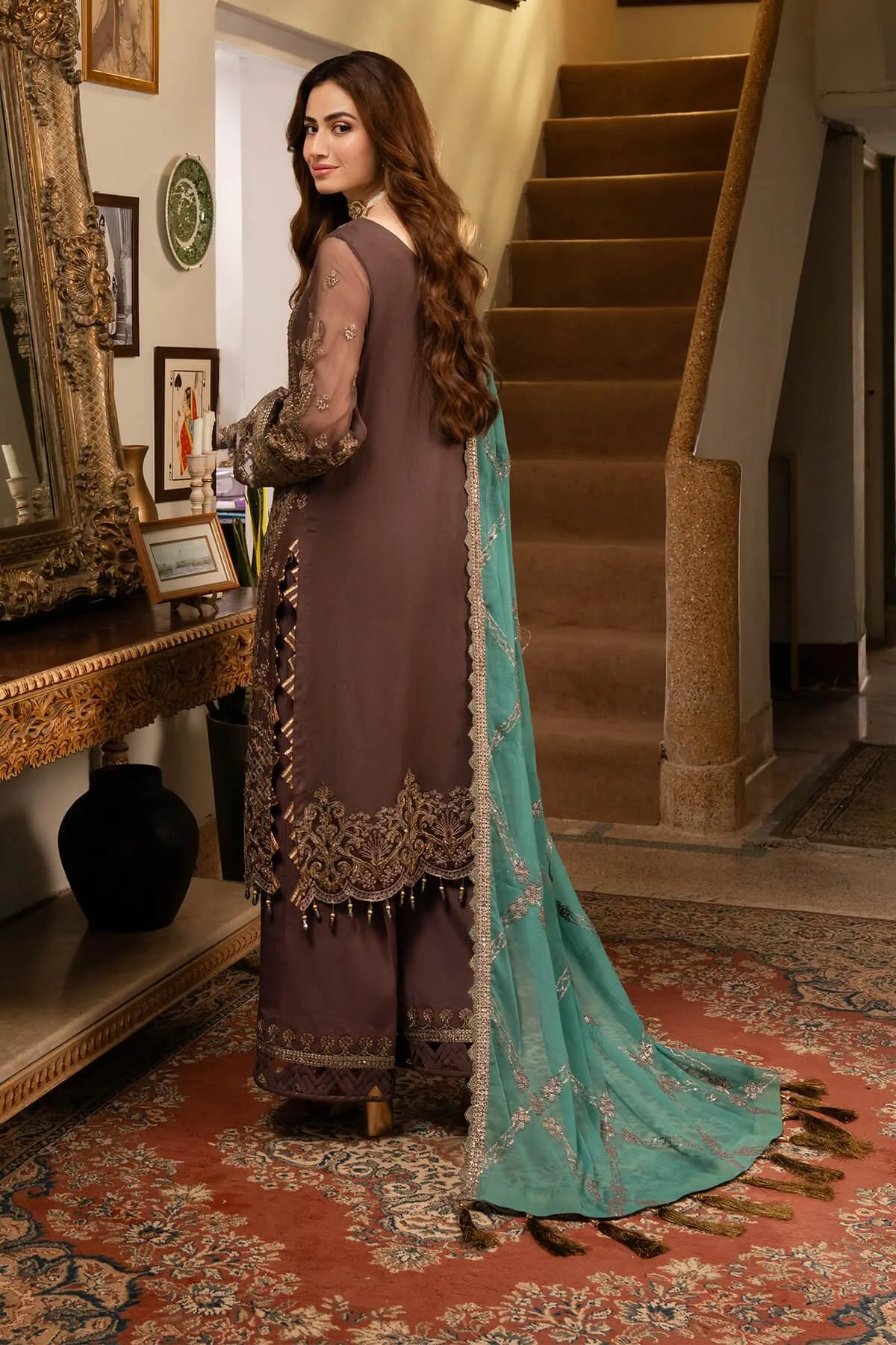 Imrozia Premium Noor Jahan Formals Raw Silk – view 2 – Poshaq
