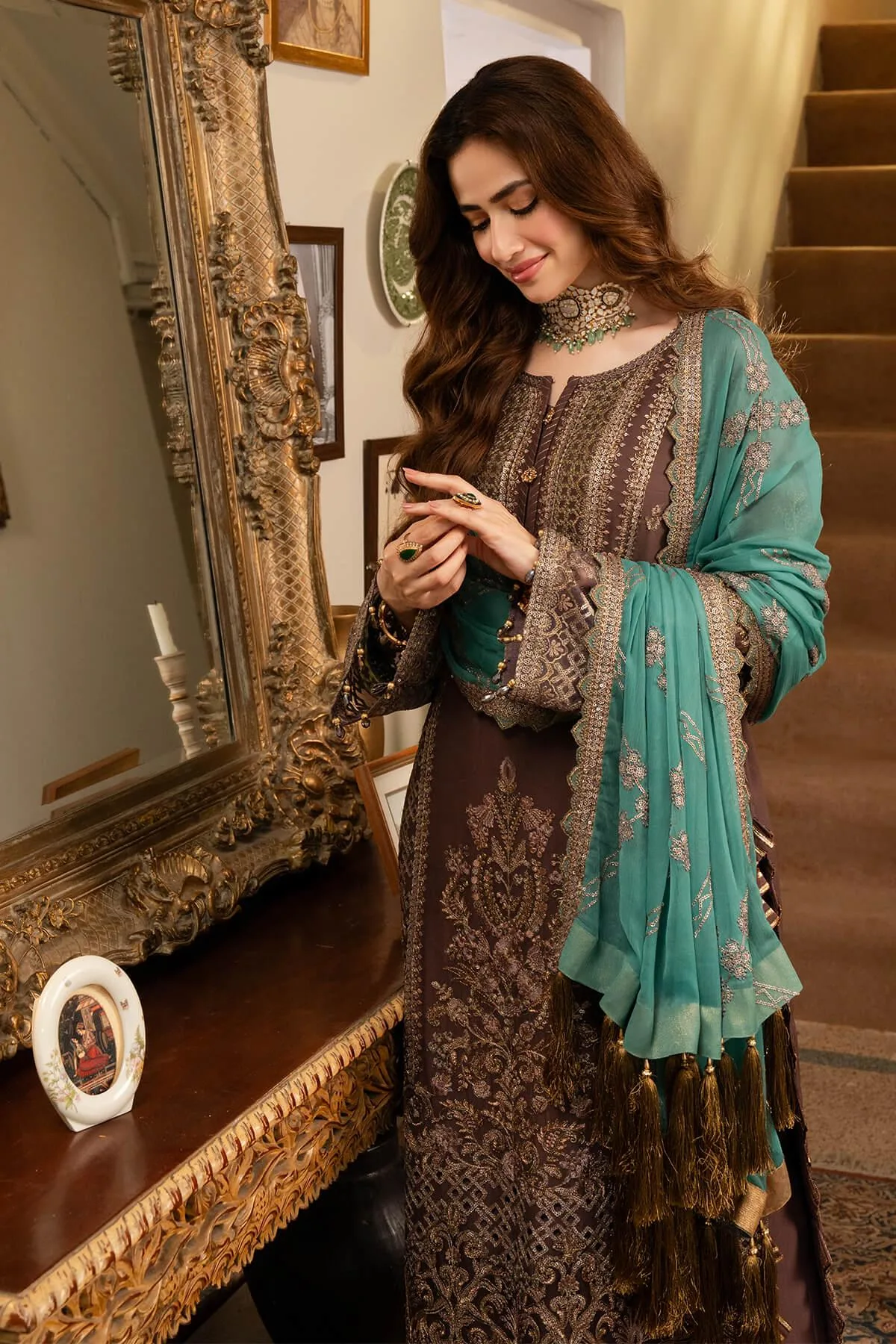 Imrozia Premium Noor Jahan Formals Raw Silk – view 3 – Poshaq