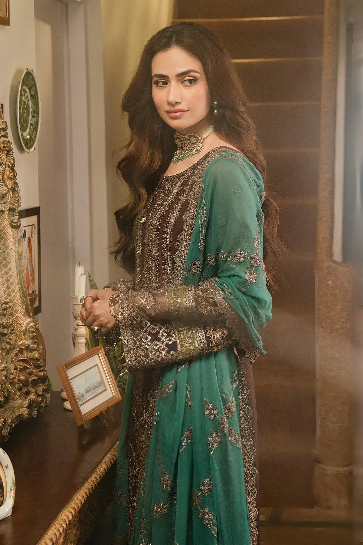 Imrozia Premium Noor Jahan Formals Raw Silk – view 4 – Poshaq
