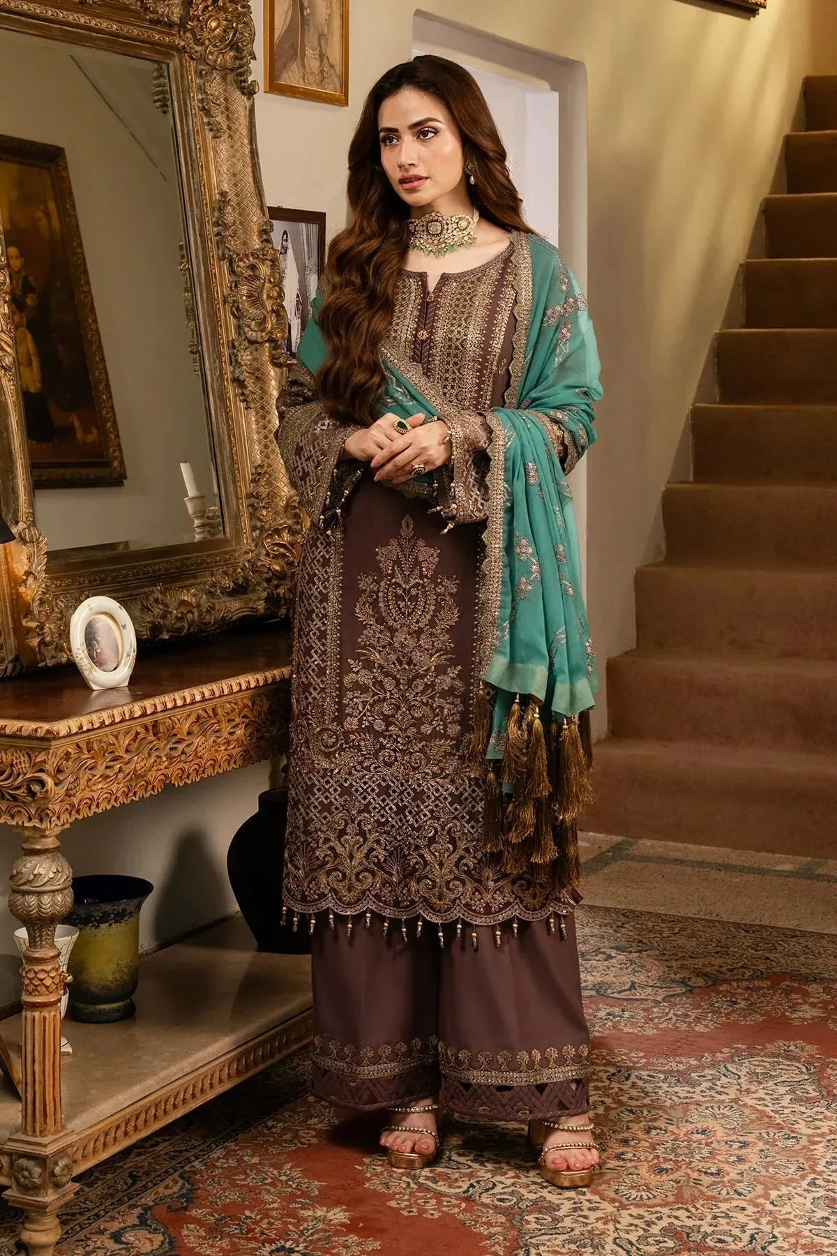 Imrozia Premium Noor Jahan Formals Raw Silk – view 5 – Poshaq
