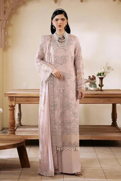 Imrozia Premium Muse Luxury Chiffon 24 Pink Organza – view 1 – Poshaq