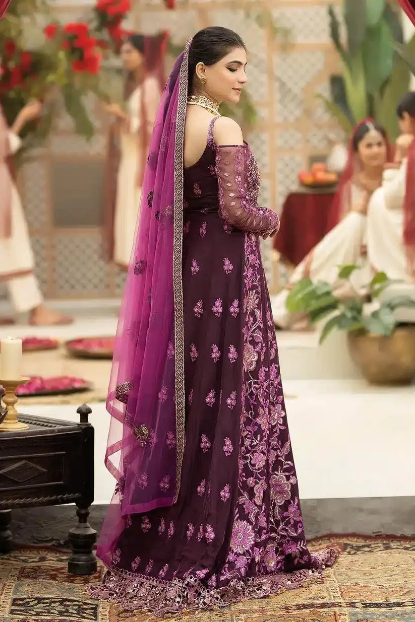 Imrozia Premium Falesia Formals 23 Purple Raw Silk – view 2 – Poshaq