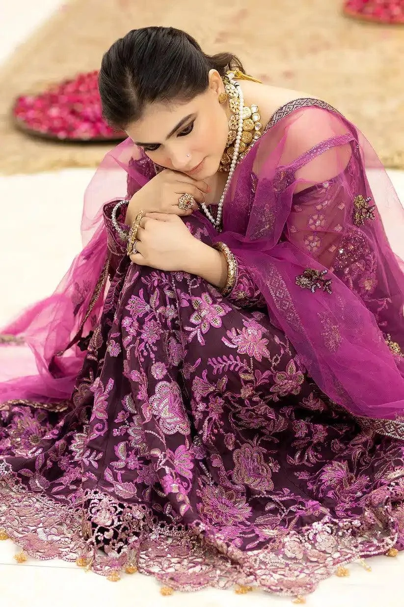 Imrozia Premium Falesia Formals 23 Purple Raw Silk – view 3 – Poshaq