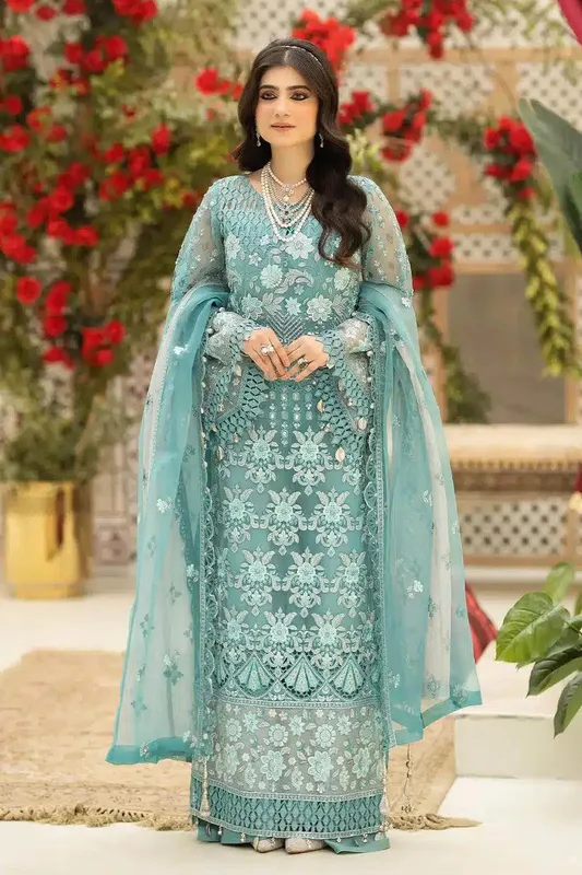 Imrozia Premium Falesia Formals 23 Sea Green Raw Silk – view 1 – Poshaq