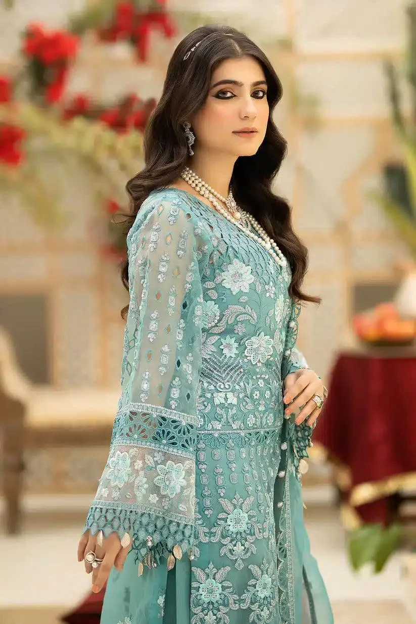 Imrozia Premium Falesia Formals 23 Sea Green Raw Silk – view 4 – Poshaq