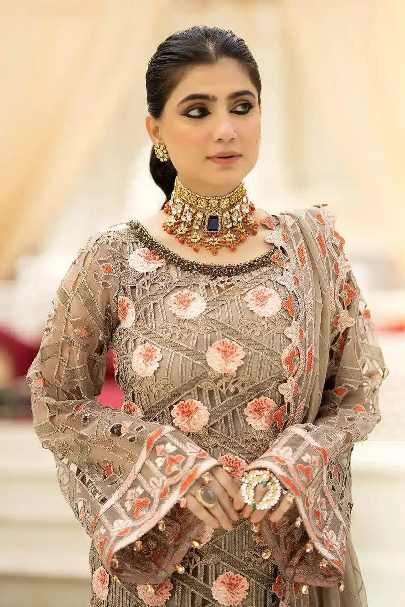Imrozia Premium Falesia Formals 23 Beige Raw Silk – view 2 – Poshaq