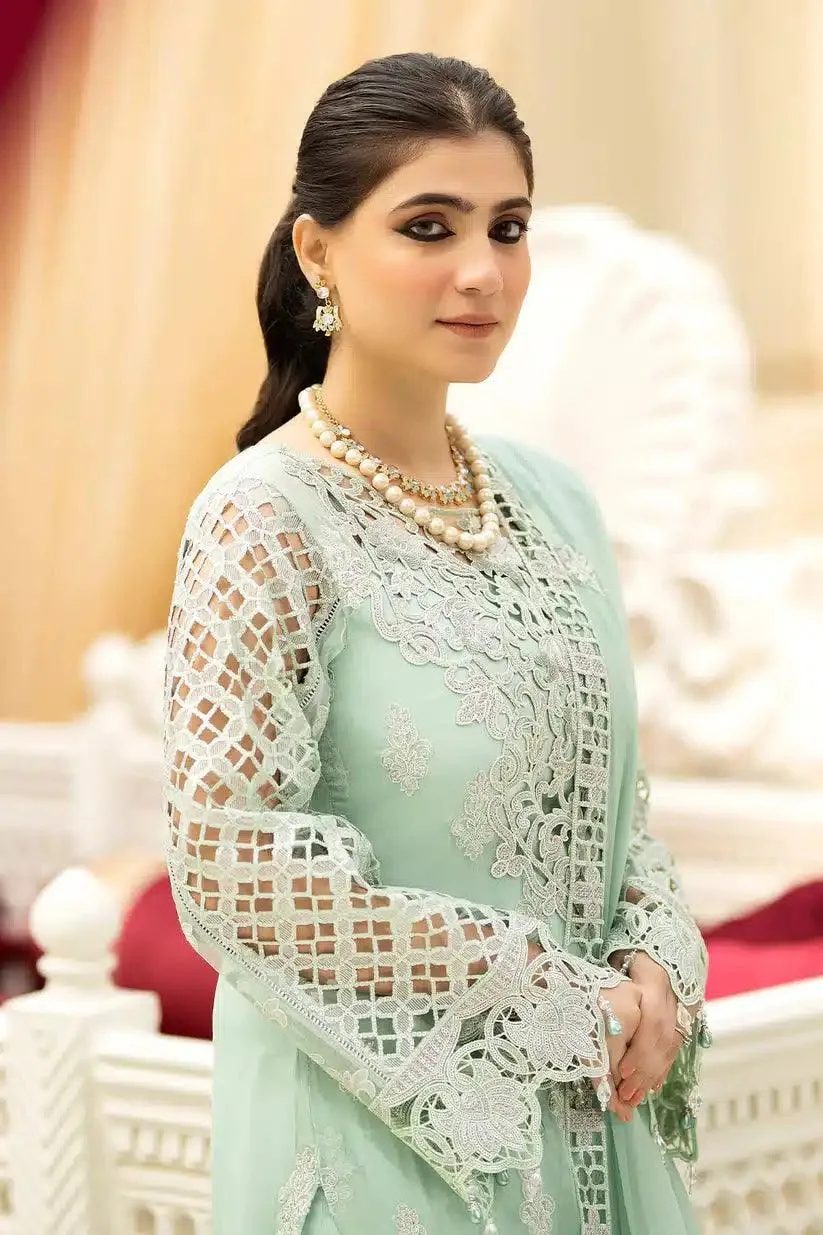 Imrozia Premium Falesia Formals 23 Sea Green Raw Silk – view 4 – Poshaq