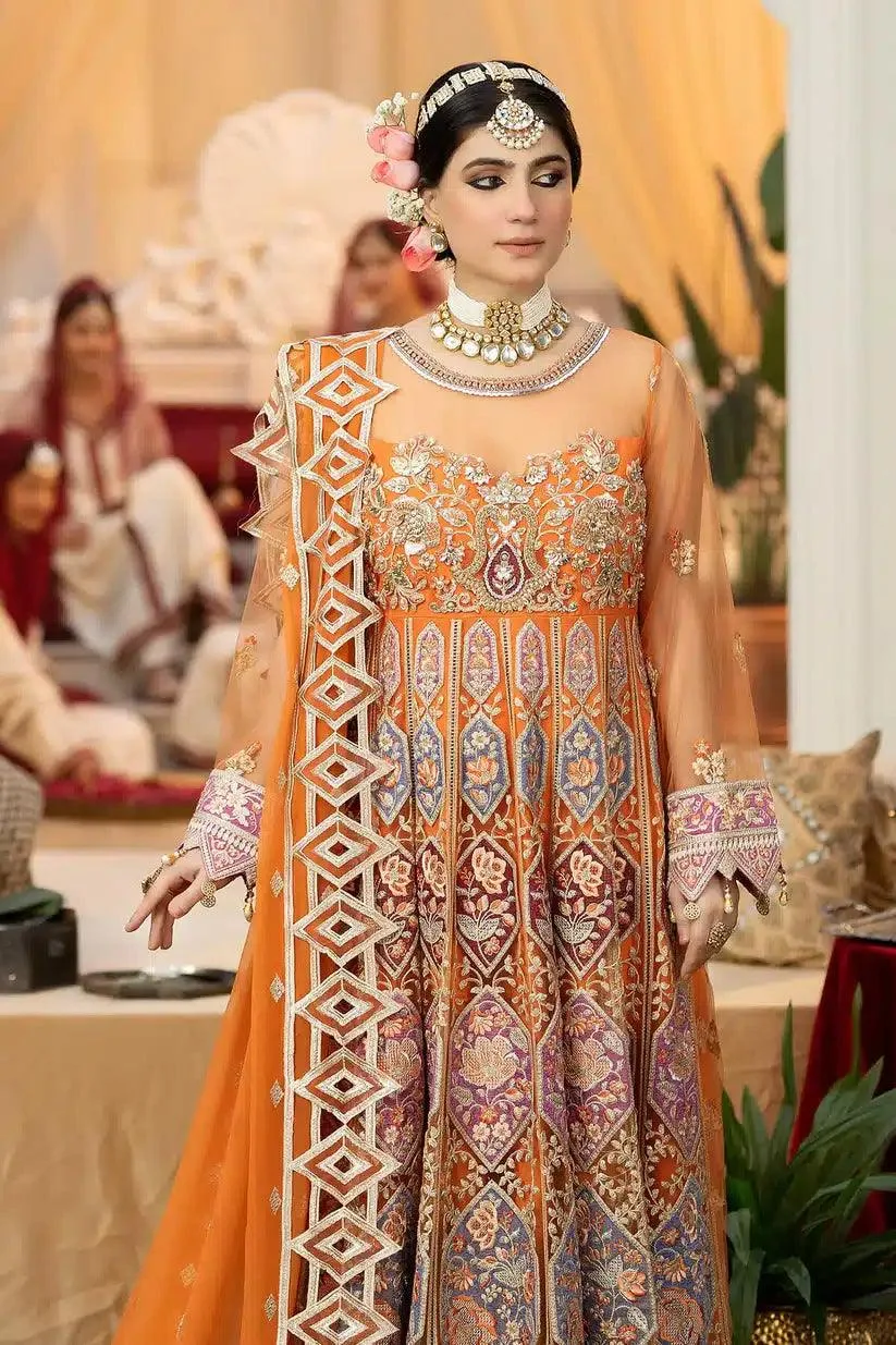 Imrozia Premium Falesia Formals 23 Orange Raw Silk – view 2 – Poshaq