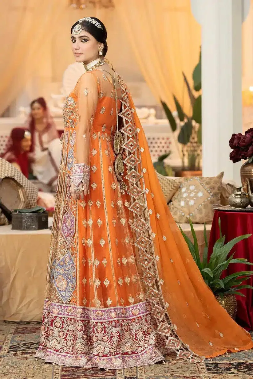 Imrozia Premium Falesia Formals 23 Orange Raw Silk – view 3 – Poshaq