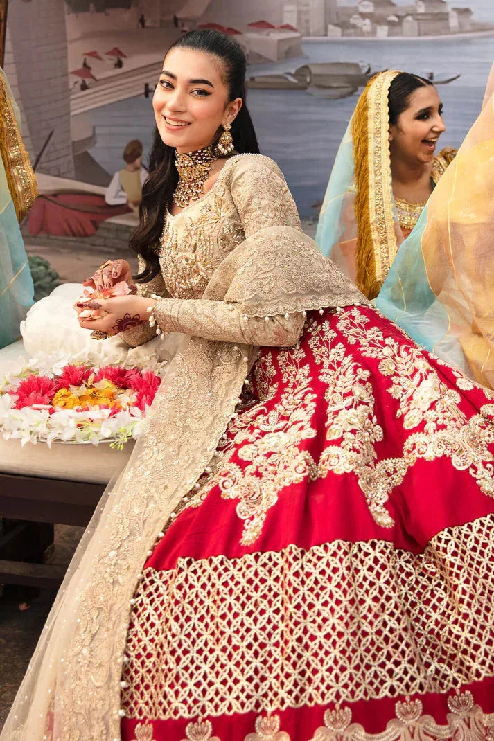 Imrozia Premium Kayseria Bridals 24 Gold Raw Silk – view 5 – Poshaq