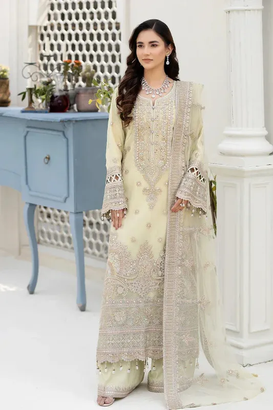 Imrozia Premium Baad e Saba Raw Silk – view 1 – Poshaq