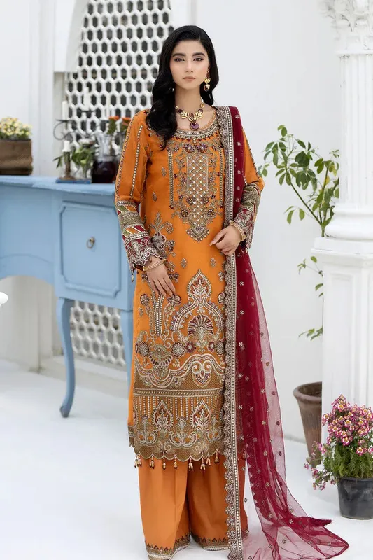 Imrozia Premium Baad e Saba Raw Silk – view 1 – Poshaq