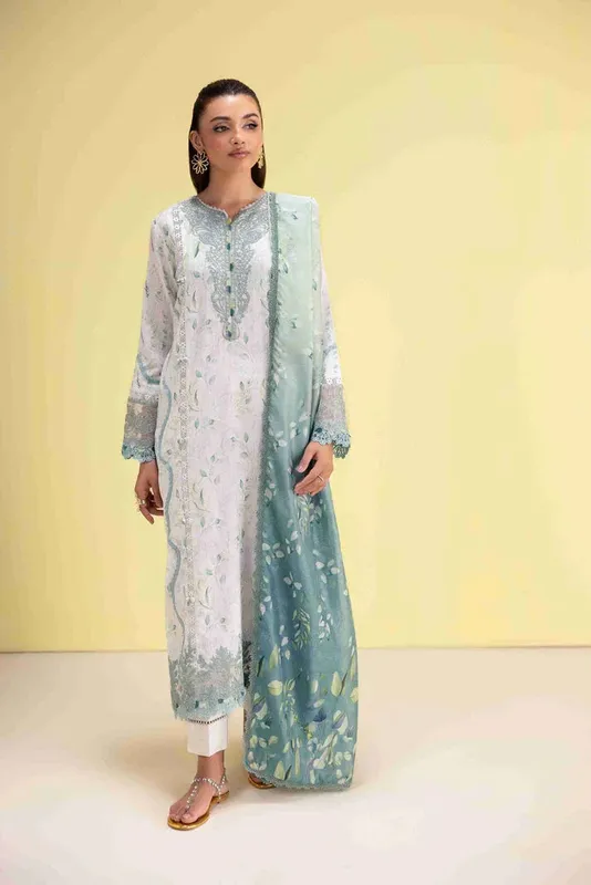 Aabyaan Eid Pret 25 Off White Cotton – view 1 – Poshaq