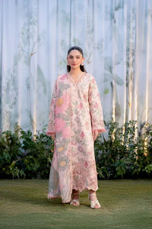 Aabyaan Shezlin Chikankari Ramadan Edit 25 Pink Silk – view 1 – Poshaq