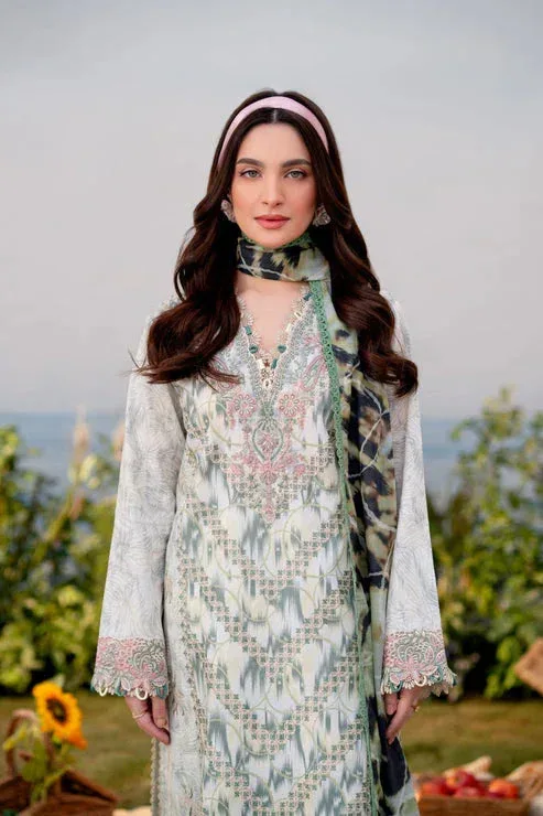 Aabyaan Shezlin Chikankari Ramadan Edit 25 Off White Lawn – view 3 – Poshaq