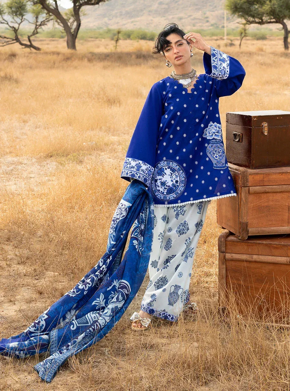 Spring/Summer'26 Blue Jacquard – view 2 – Poshaq