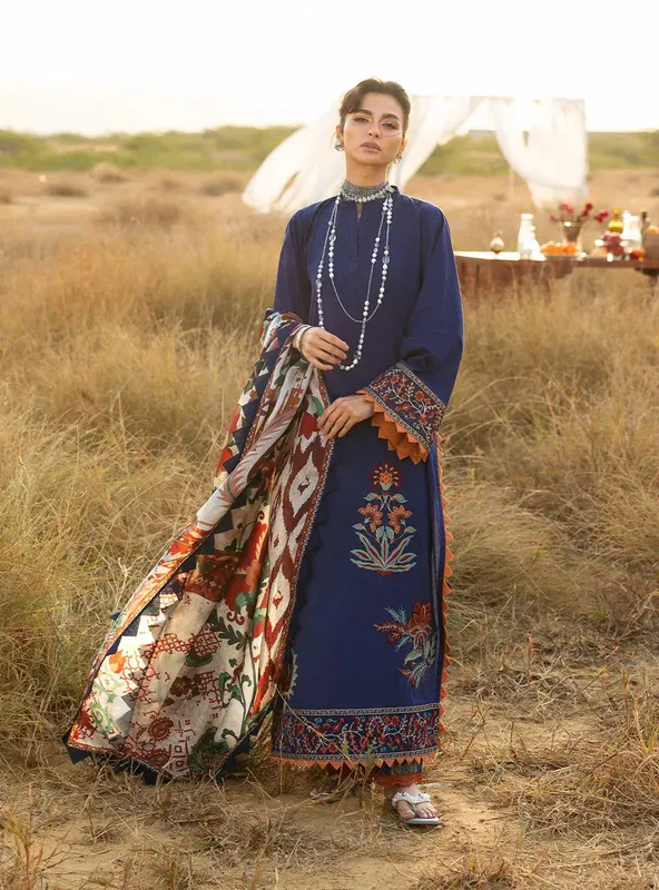 Spring/Summer'26 Blue Jacquard – view 1 – Poshaq