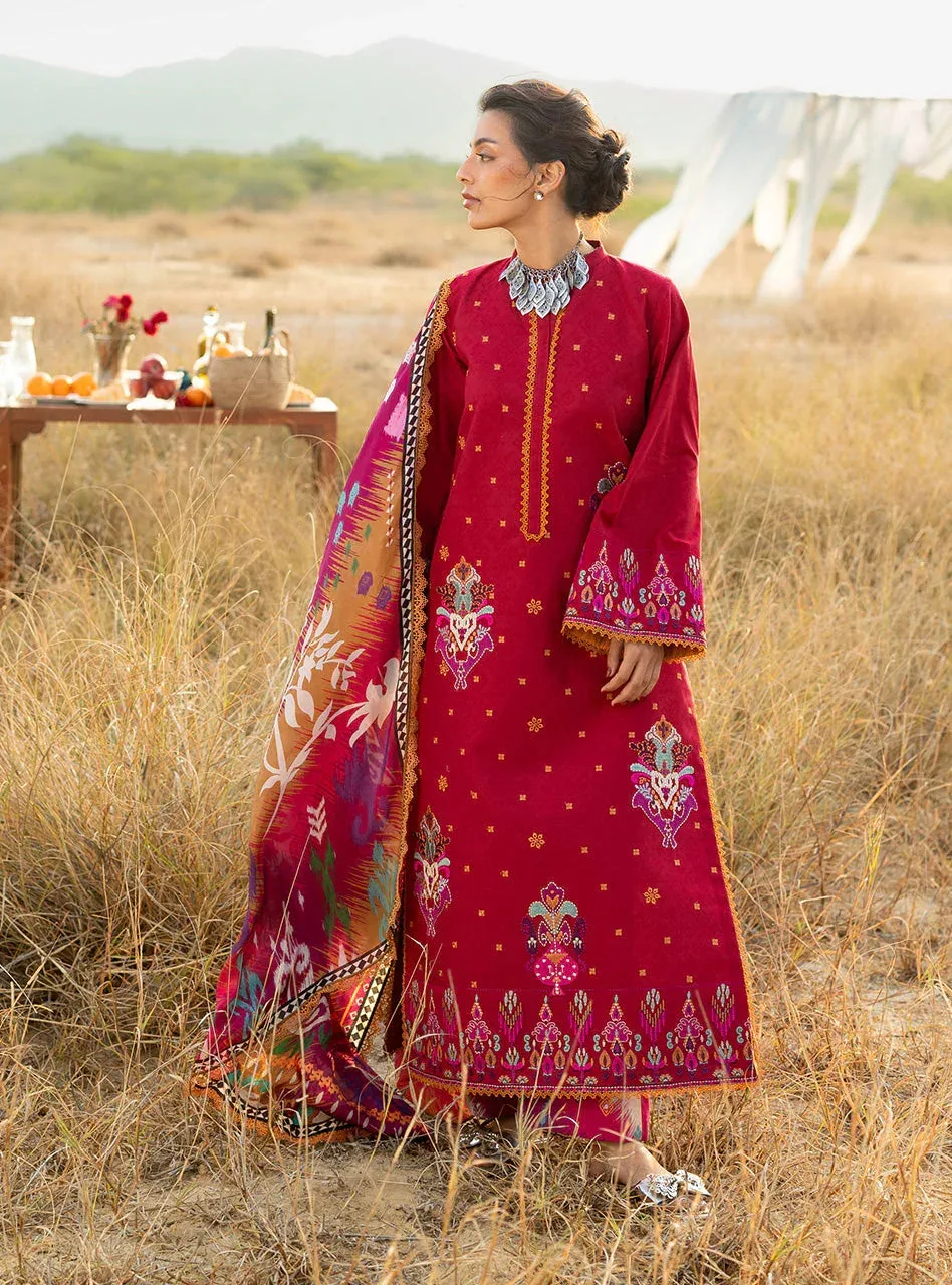 Spring/Summer'26 Red Jacquard – view 2 – Poshaq
