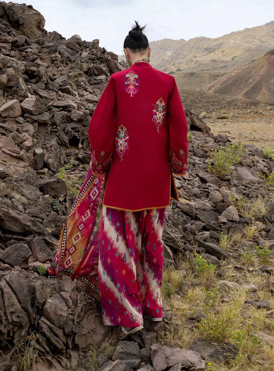 Spring/Summer'26 Red Jacquard – view 3 – Poshaq