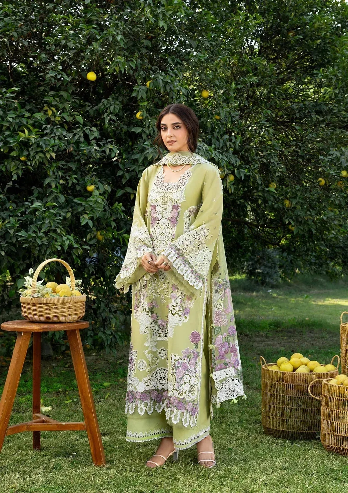 Elaf Premium Organza – view 3 – Poshaq