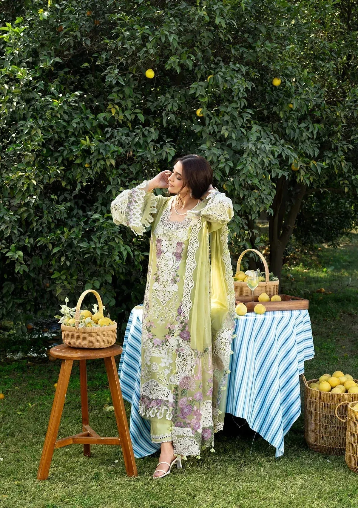 Elaf Premium Organza – view 5 – Poshaq