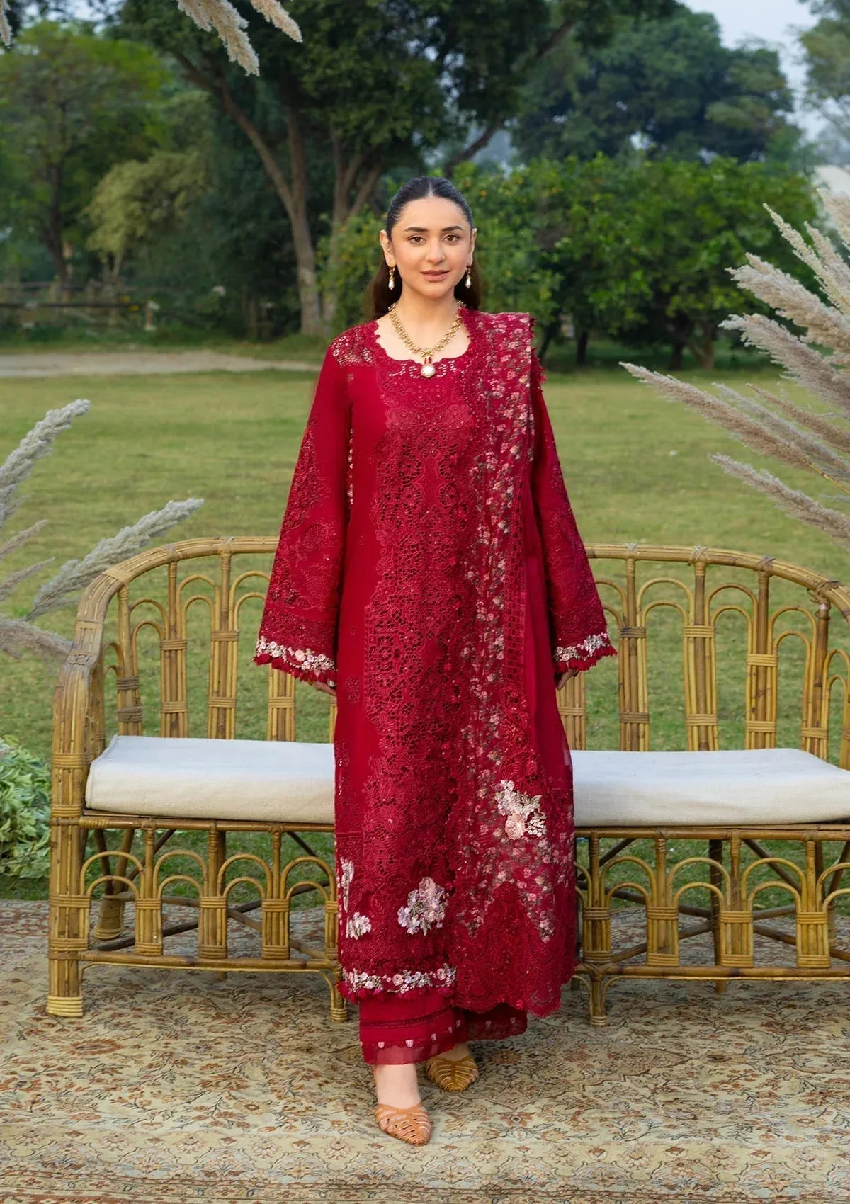 Elaf Premium Organza – view 4 – Poshaq