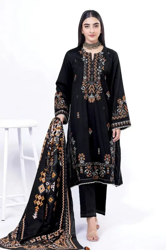 Khaadi My Winter Mood Black – view 1 – Poshaq