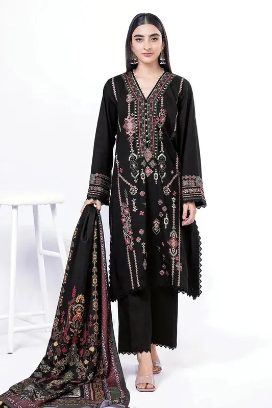 Khaadi My Winter Mood Black – view 1 – Poshaq