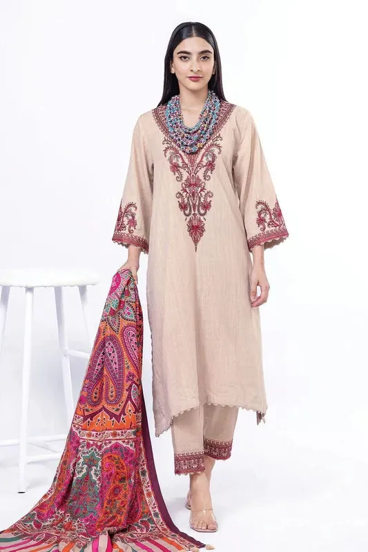 Khaadi My Winter Mood Light Skin Khaddar – view 1 – Poshaq