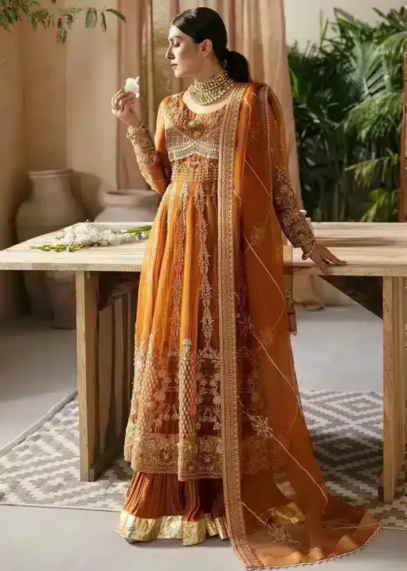 Mahum Asad Lamhay Wedding Formals 23 Cotton Silk – view 1 – Poshaq