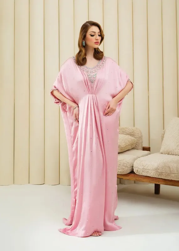 Mahum Asad Forever and Ever Formals Pink Silk – view 1 – Poshaq