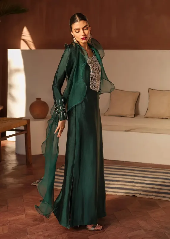 Mahum Asad Raising The Bar Silver Silk – view 1 – Poshaq