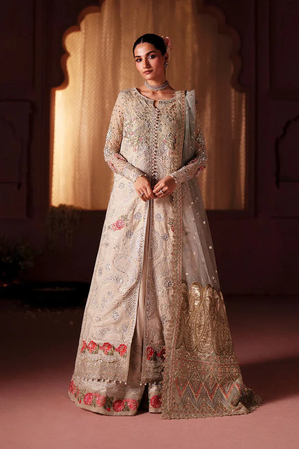 Maryum N Maria Luxury Silk soft gray Silk – view 1 – Poshaq