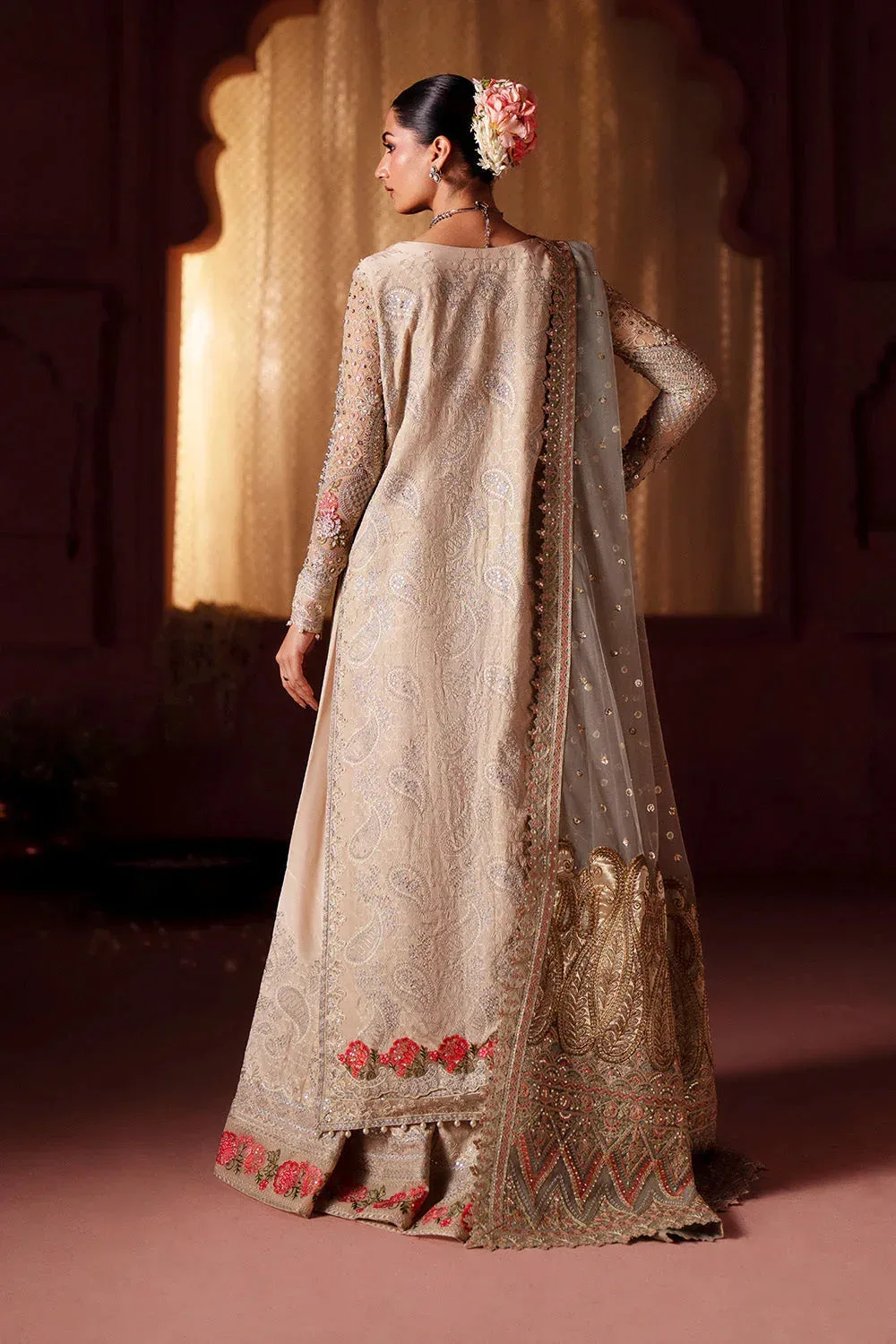 Maryum N Maria Luxury Silk soft gray Silk – view 2 – Poshaq