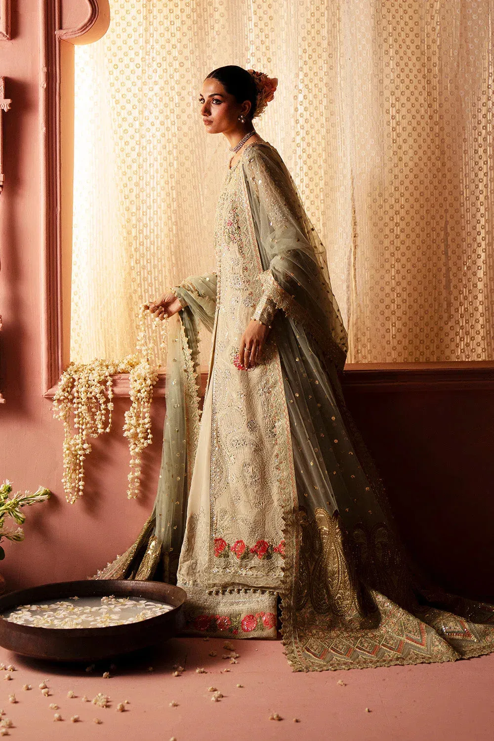 Maryum N Maria Luxury Silk soft gray Silk – view 5 – Poshaq
