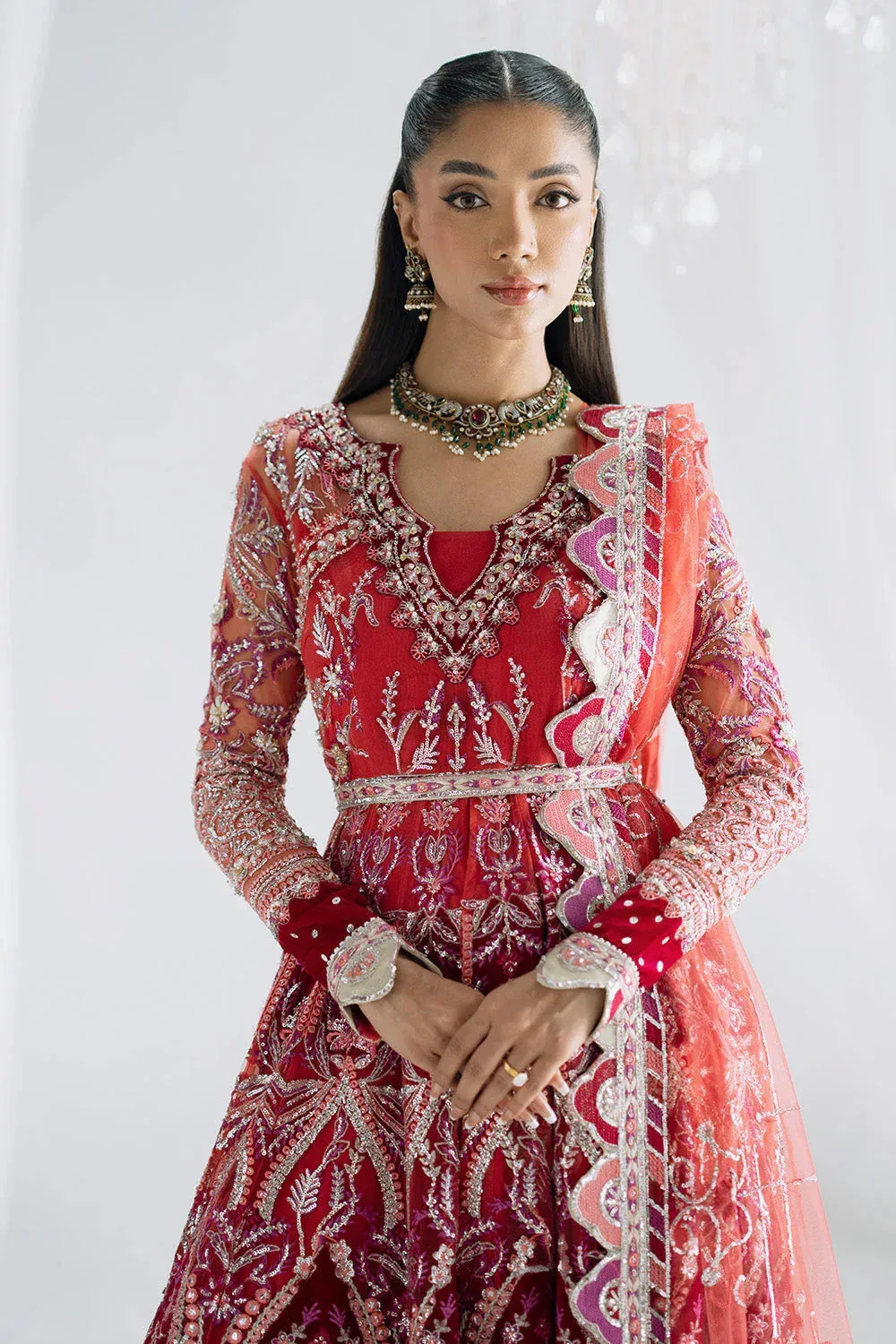 Maryum N Maria Serene Wedding Dresses Red Velvet – view 3 – Poshaq