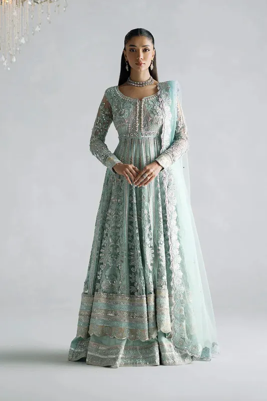 Maryum N Maria Serene Wedding Dresses Ice Blue Tissue – view 1 – Poshaq
