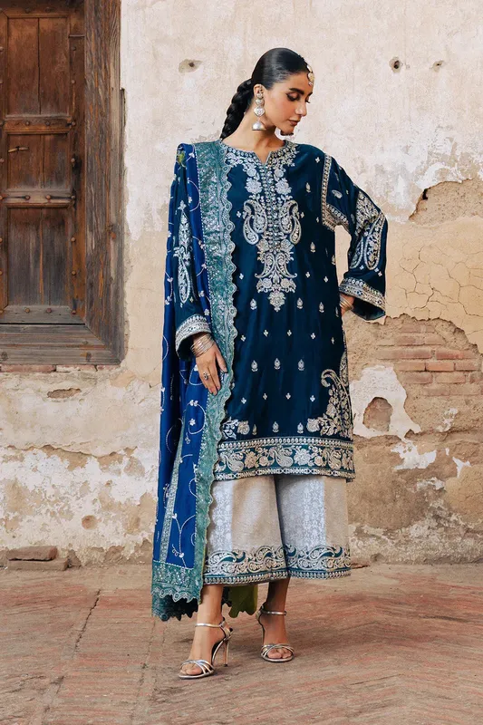 Maryum N Maria Gulshan e Makhmal Zinc Velvet – view 1 – Poshaq