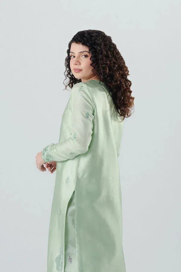 Maryum N Maria Noura Luxe Pret Mint Green Organza – view 3 – Poshaq