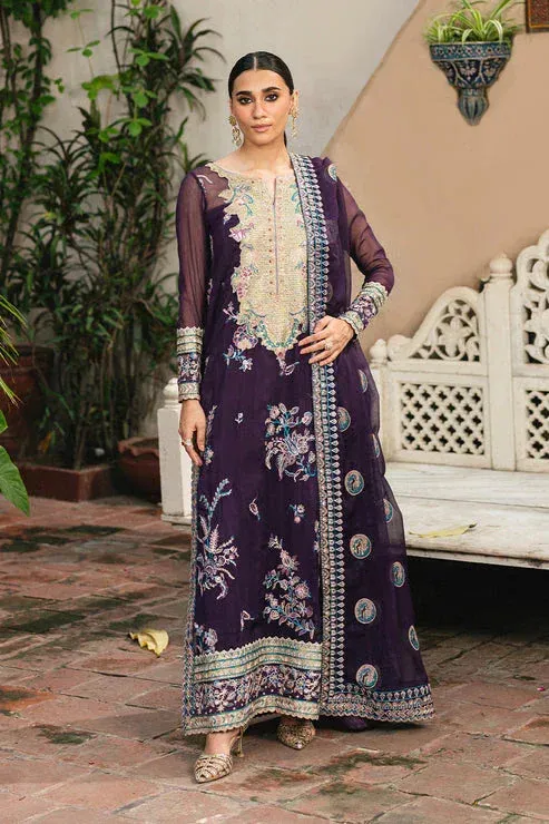Maryum N Maria Gulnaar Formals purple Organza – view 1 – Poshaq