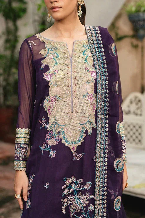Maryum N Maria Gulnaar Formals purple Organza – view 3 – Poshaq