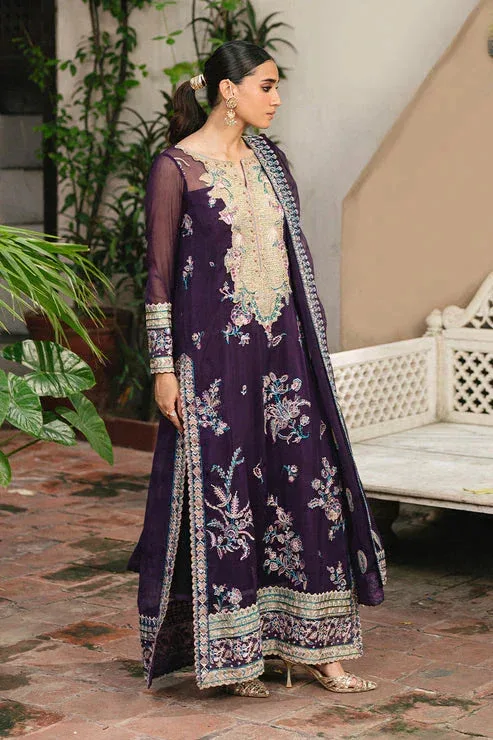 Maryum N Maria Gulnaar Formals purple Organza – view 4 – Poshaq